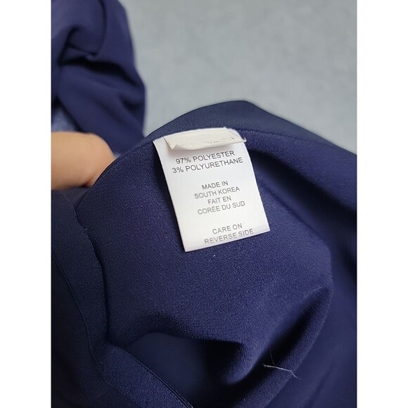 Straight Down Jacket Mens M Windbreaker Blue Textured Lightweight Full Zip Golf - Picture 6 of 11